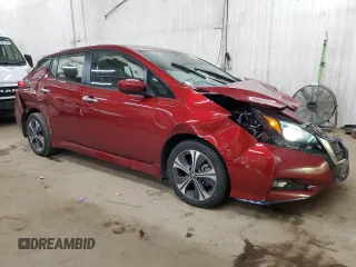 2022 Nissan LEAF SV Plus with VIN 1N4BZ1CV1NC560214, listed as a Copart auction lot 82192504 with 18,849 mi miles and Salvage Title. Bid and sale history available at DreamBid. Image 4.