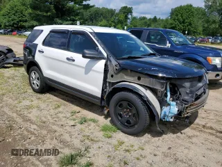 2013 Ford Utility Police Interceptor with VIN 1FM5K8AR2DGC63501, listed as a Copart auction lot 63795064 with 187,512 mi miles and Salvage Title. Bid and sale history available at carsss.com. Image 4.