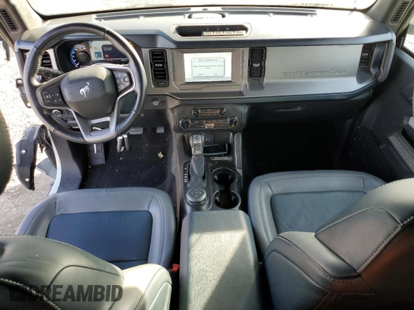 2022 Ford Bronco with VIN 1FMDE5CP0NLB48255, listed as a Copart auction lot 86614524 with 16,826 mi miles and Salvage title. Bid and sale history available at DreamBid. Image 8.