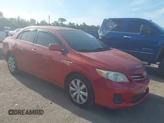 2013 Toyota Corolla L with VIN 2T1BU4EE6DC041849, listed as a IAAI auction lot 42077563 with 145,006 mi miles. Bid and sale history available at carsss.com. Image 1.