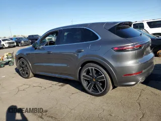 2019 Porsche Cayenne E-Hybrid with VIN WP1AE2AY7KDA50488, listed as a Copart auction lot 62614494 with 48,366 mi miles and Salvage title. Bid and sale history available at DreamBid. Image 2.