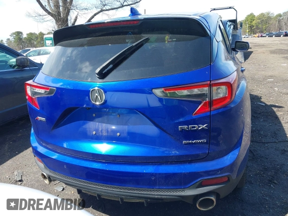 2022 Acura RDX w/A-Spec Package with VIN 5J8TC2H68NL012686, listed as a IAAI auction lot 42018498 with 33,308 mi miles. Bid and sale history available at carsss.com. Image 15.