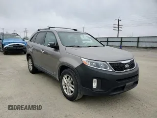 2014 Kia Sorento LX with VIN 5XYKTCA67EG545408, listed as a Copart auction lot 44233545 with 115,527 mi miles and Salvage Title. Bid and sale history available at carsss.com. Image 11.