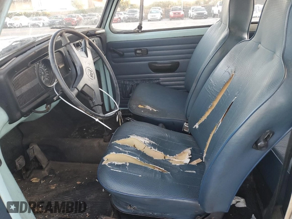 1972 Volkswagen Beetle with VIN 1122696781, listed as a Copart auction lot 83026554 with 11,104 mi miles and Salvage Title. Bid and sale history available at DreamBid. Image 7.