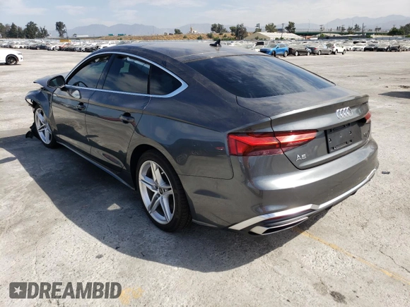 2022 Audi A5 Sportback S line Premium with VIN WAUDACF59NA039235, listed as a Copart auction lot 62306663 with 0 mi miles. Bid and sale history available at carsss.com. Image 2.