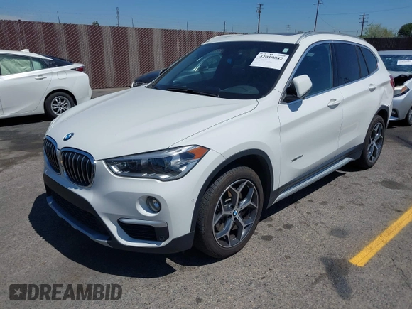 2017 BMW X1 xDrive28i with VIN WBXHT3C33H5F86831, listed as a IAAI auction lot 42019082 with 74,708 mi miles and . Bid and sale history available at DreamBid. Image 18.