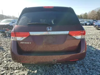 2016 Honda Odyssey EX-L with VIN 5FNRL5H65GB019868, listed as a Copart auction lot 46218155 with 150,714 mi miles and Salvage Title. Bid and sale history available at DreamBid. Image 6.