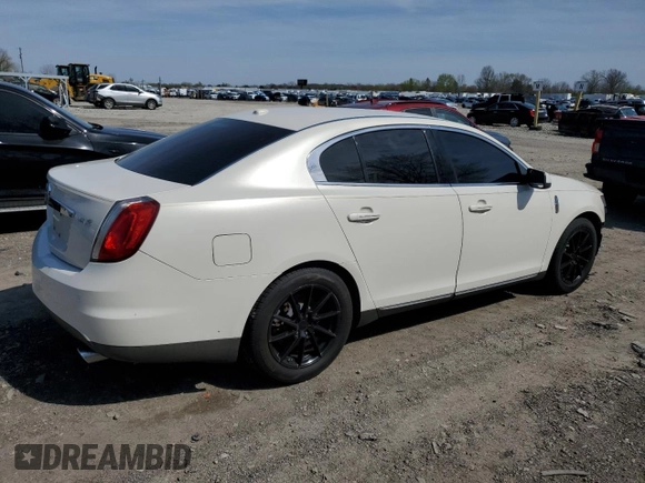 2009 Lincoln MKS with VIN 1LNHM93RX9G609098, listed as a Copart auction lot 53838525 with 148,616 mi miles and Salvage title. Bid and sale history available at DreamBid. Image 3.
