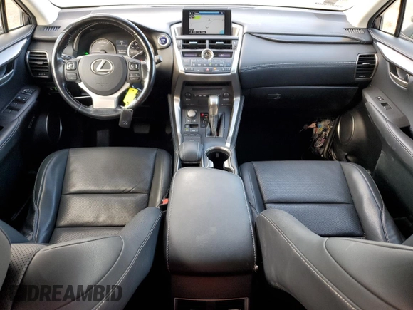 2017 Lexus NX 300h with VIN JTJBJRBZ5H2051142, listed as a Copart auction lot 78852014 with 55,956 mi miles and Salvage Title. Bid and sale history available at DreamBid. Image 8.