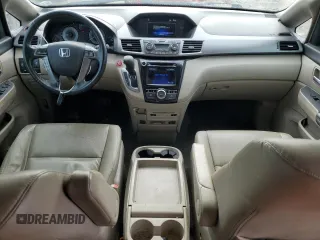 2017 Honda Odyssey EX-L with VIN 5FNRL5H68HB024712, listed as a Copart auction lot 46572565 with 104,917 mi miles and Salvage Title. Bid and sale history available at DreamBid. Image 8.