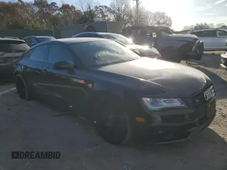 2014 Audi S7 Prestige with VIN WAUW2AFC2EN034654, listed as a Copart auction lot 76705853 with 90,513 mi miles and Salvage Title. Bid and sale history available at carsss.com. Image 4.