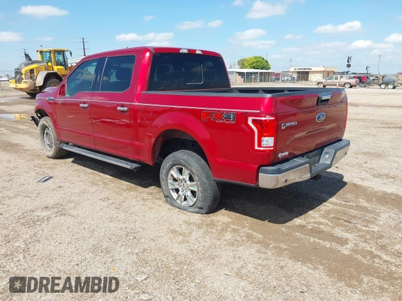 2017 Ford F-150 XL with VIN 1FTEW1EF9HKC72022, listed as a IAAI auction lot 42349290 with 56,133 mi miles and . Bid and sale history available at DreamBid. Image 3.