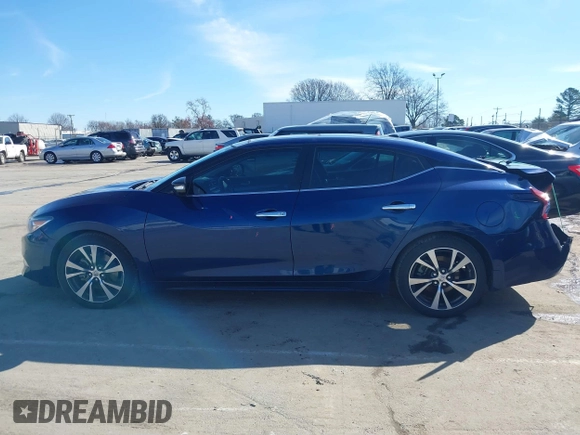 2017 Nissan Maxima SR with VIN 1N4AA6APXHC408764, listed as a IAAI auction lot 41595646 with 117,348 mi miles and . Bid and sale history available at DreamBid. Image 14.