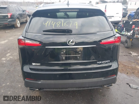 2016 Lexus NX 200t with VIN JTJBARBZ5G2060633, listed as a IAAI auction lot 41481879 with 59,508 mi miles and . Bid and sale history available at DreamBid. Image 16.
