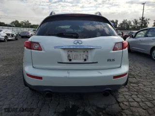 2005 Infiniti FX35 with VIN JNRAS08W75X218197, listed as a Copart auction lot 70484194 with 153,426 mi miles and Salvage Title. Bid and sale history available at carsss.com. Image 6.