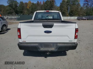 2020 Ford F-150 XL with VIN 1FTEX1EP6LFC09953, listed as a Copart auction lot 75916434 with 75,350 mi miles and Salvage Title. Bid and sale history available at carsss.com. Image 6.