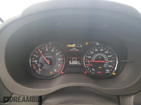 2021 Subaru WRX Premium с VIN JF1VA1C63M9818872, выставлен на аукционе Copart как лот 53353695 с пробегом 58 340 миль миль и Списание • Salvage title. История ставок и продаж доступна на DreamBid. Изображение 9.