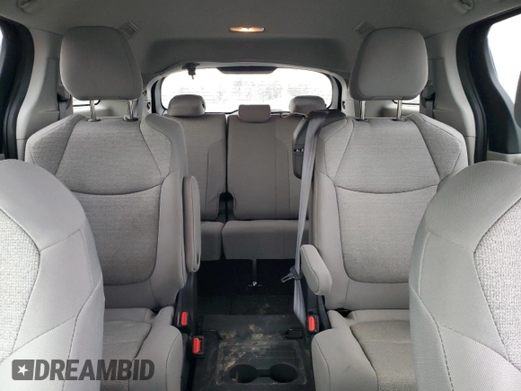 2024 Toyota Sienna LE with VIN 5TDKSKFC9RS113116, listed as a Copart auction lot 88709905 with 23,282 mi miles and Salvage Title. Bid and sale history available at carsss.com. Image 10.