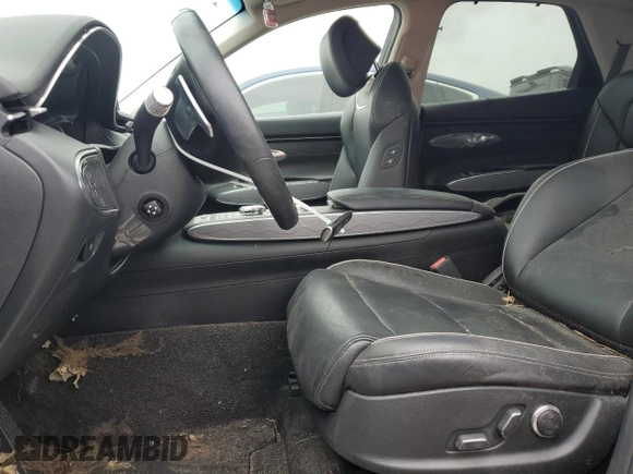 2022 Genesis GV70 2.5T with VIN KMUMADTB1NU067187, listed as a Copart auction lot 58198425 with 19,019 mi miles and Salvage title. Bid and sale history available at DreamBid. Image 7.