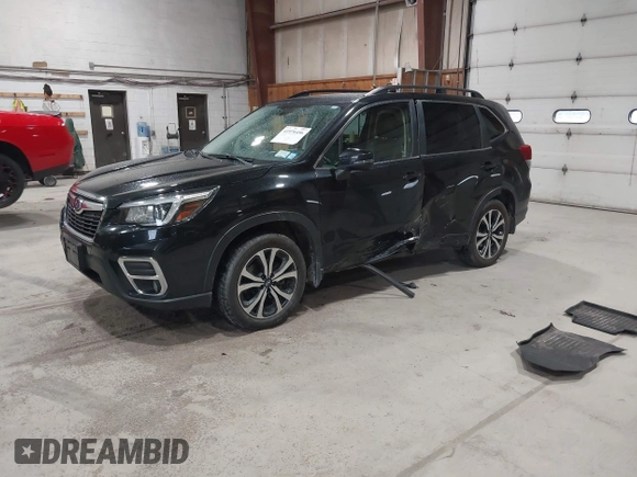 2020 Subaru Forester Limited with VIN JF2SKAUC4LH499843, listed as a IAAI auction lot 41976456 with 87,008 mi miles. Bid and sale history available at carsss.com. Image 2.