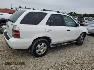 2005 Acura MDX with VIN 2HNYD18215H535581, listed as a Copart auction lot 41804985 with 183,248 mi miles and Salvage Title. Bid and sale history available at carsss.com. Image 3.