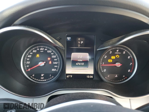 2018 Mercedes-Benz C 300 with VIN WDDWK4JB9JF599075, listed as a Copart auction lot 88006825 with 47,615 mi miles and Salvage Title. Bid and sale history available at DreamBid. Image 9.