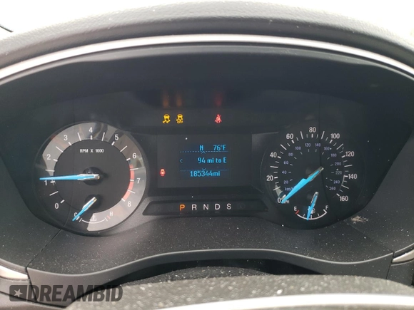 2015 Ford Fusion S with VIN 3FA6P0G76FR276254, listed as a Copart auction lot 54843405 with 185,344 mi miles and Clean Title. Bid and sale history available at DreamBid. Image 9.
