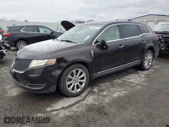 2014 Lincoln MKT with VIN 2LMHJ5FK9EBL50142, listed as a Copart auction lot 85564374 with 180,263 mi miles and Salvage Title. Bid and sale history available at DreamBid. Image 1.