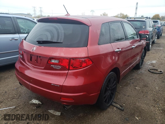 2007 Acura RDX Technology with VIN 5J8TB18527A013366, listed as a Copart auction lot 73726363 with 167,334 mi miles and Salvage Title. Bid and sale history available at DreamBid. Image 3.