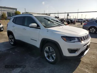 2018 Jeep Compass Limited with VIN 3C4NJCCB4JT367909, listed as a Copart auction lot 52526665 with Not provided miles and Salvage title. Bid and sale history available at DreamBid. Image 4.