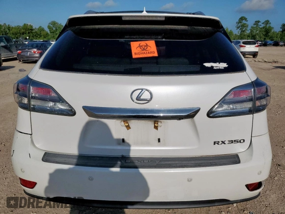 2011 Lexus RX 350 with VIN 2T2ZK1BA7BC045468, listed as a Copart auction lot 62034785 with 178,382 mi miles and Salvage title. Bid and sale history available at DreamBid. Image 6.