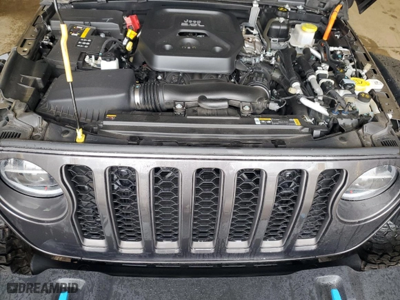 2022 Jeep Wrangler 4xe Unlimited Rubicon with VIN 1C4JJXR65NW274221, listed as a Copart auction lot 49138365 with 25,218 mi miles and Salvage Title. Bid and sale history available at carsss.com. Image 12.