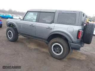 2023 Ford Bronco with VIN 1FMEE5DP4PLB54095, listed as a IAAI auction lot 41445801 with 12,170 mi miles. Bid and sale history available at carsss.com. Image 3.