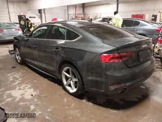 2018 Audi A5 Sportback Prestige with VIN WAUFNCF58JA011045, listed as a IAAI auction lot 41594382 with 63,583 mi miles. Bid and sale history available at carsss.com. Image 3.