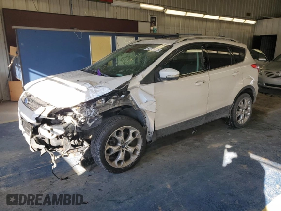 2013 Ford Escape Titanium with VIN 1FMCU0J99DUA61517, listed as a Copart auction lot 83746884 with 134,498 mi miles and Non Repairable. Bid and sale history available at carsss.com. Image 1.