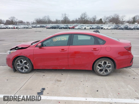 2020 Kia Forte LXS with VIN 3KPF24AD1LE236312, listed as a IAAI auction lot 41165424 with 96,123 mi miles. Bid and sale history available at carsss.com. Image 14.
