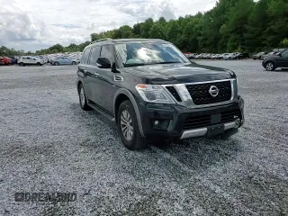 2018 Nissan Armada SV with VIN JN8AY2ND0J9052654, listed as a Copart auction lot 64750694 with 160,102 mi miles and Salvage Title. Bid and sale history available at carsss.com. Image 12.
