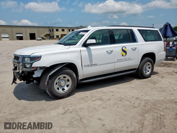 2019 Chevrolet Suburban with VIN 1GNSCKEC9KR230768, listed as a Copart auction lot 58822915 with 96,823 mi miles and Salvage title. Bid and sale history available at DreamBid. Image 1.