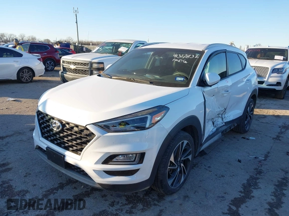 2019 Hyundai Tucson Sport with VIN KM8J33AL1KU838499, listed as a IAAI auction lot 41317832 with 71,594 mi miles. Bid and sale history available at carsss.com. Image 17.