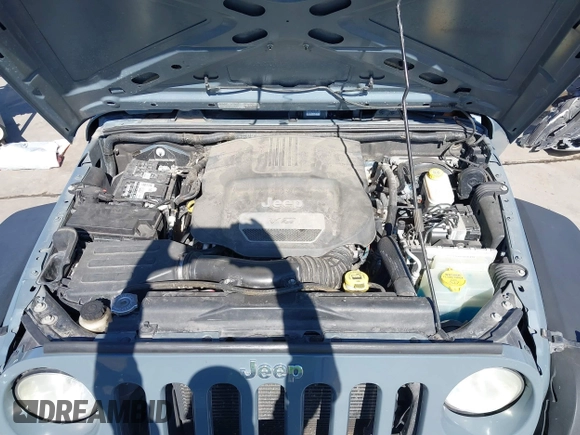 2014 Jeep Wrangler Sport with VIN 1C4AJWAGXEL177449, listed as a IAAI auction lot 41741519 with 117,056 mi miles and . Bid and sale history available at carsss.com. Image 10.