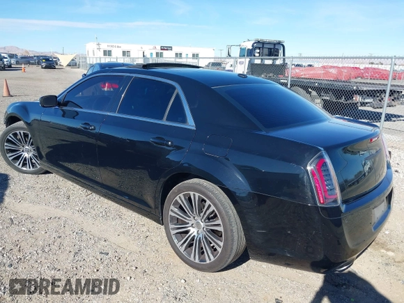 2013 Chrysler 300 with VIN 2C3CCABT2DH600560, listed as a IAAI auction lot 41725688 with 158,397 mi miles. Bid and sale history available at carsss.com. Image 3.