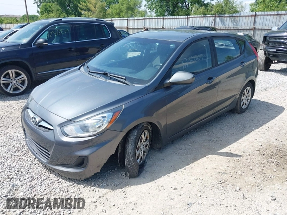 2013 Hyundai Accent GS with VIN KMHCT5AE7DU094139, listed as a IAAI auction lot 42312906 with 160,146 mi miles and . Bid and sale history available at DreamBid. Image 2.