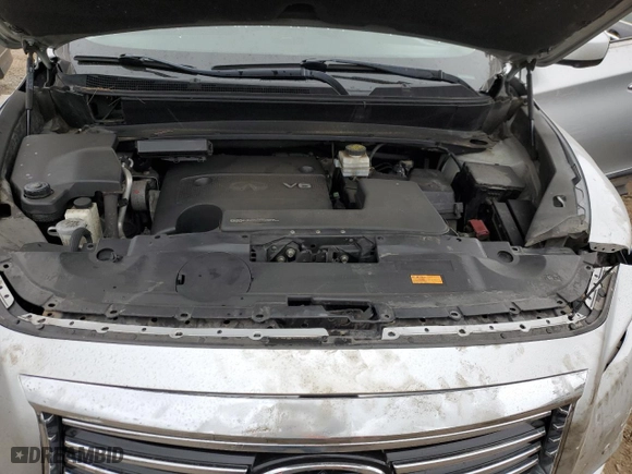 2013 Infiniti JX35 with VIN 5N1AL0MM3DC326903, listed as a Copart auction lot 72902124 with 213,631 mi miles and Salvage Title. Bid and sale history available at carsss.com. Image 12.