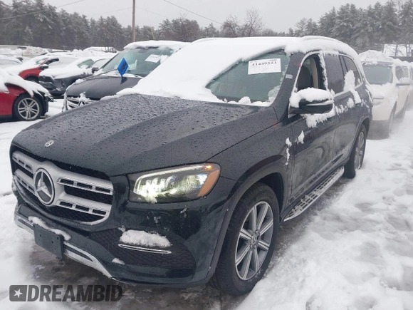 2021 Mercedes-Benz GLS 450 z VIN 4JGFF5KEXMA376571, wystawiony jako IAAI lot #41449523 z przebiegiem 82 466 mil mil oraz . Historia ofert i sprzedaży dostępna na DreamBid. Obrazek 17.