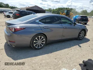 2019 Lexus ES 350 with VIN 58ABZ1B18KU005957, listed as a Copart auction lot 62564004 with 68,418 mi miles and Clean Title. Bid and sale history available at DreamBid. Image 3.