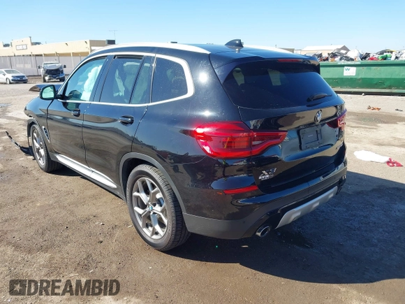 2021 BMW X3 xDrive30i with VIN 5UXTY5C06M9E77419, listed as a IAAI auction lot 41748100 with 119,149 mi miles and . Bid and sale history available at DreamBid. Image 3.