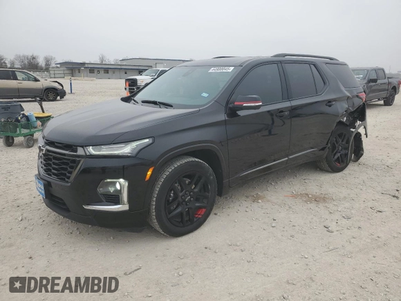2022 Chevrolet Traverse Premier with VIN 1GNERKKW7NJ184791, listed as a Copart auction lot 44900045 with 36,796 mi miles and Salvage title. Bid and sale history available at DreamBid. Image 1.