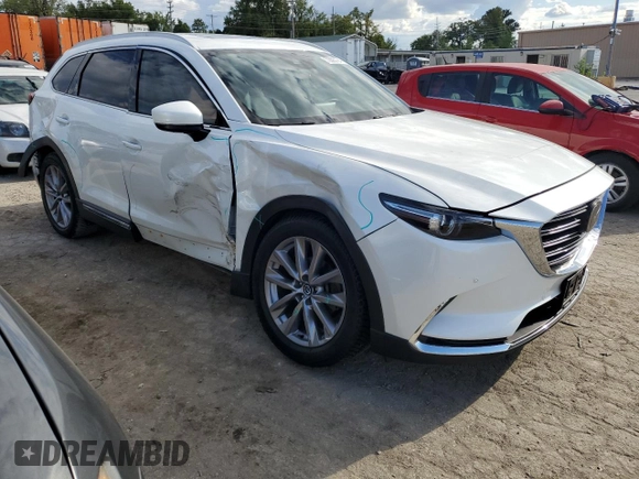 2020 Mazda CX-9 Grand Touring with VIN JM3TCBDY1L0405697, listed as a Copart auction lot 72993724 with 54,140 mi miles and Salvage Title. Bid and sale history available at carsss.com. Image 4.