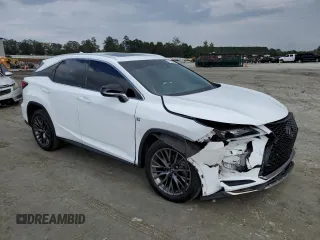 2021 Lexus RX 350 F Sport with VIN 2T2SZMDA3MC261607, listed as a Copart auction lot 72253074 with 24,934 mi miles and Salvage title. Bid and sale history available at DreamBid. Image 4.