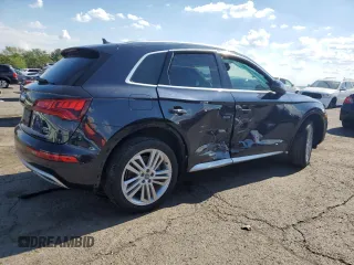 2018 Audi Q5 Premium Plus z VIN WA1BNAFY7J2165573, wystawiony jako Copart lot #56040975 z przebiegiem 75 330 mil mil oraz Szkoda całkowita • Salvage title. Historia ofert i sprzedaży dostępna na DreamBid. Obrazek 3.
